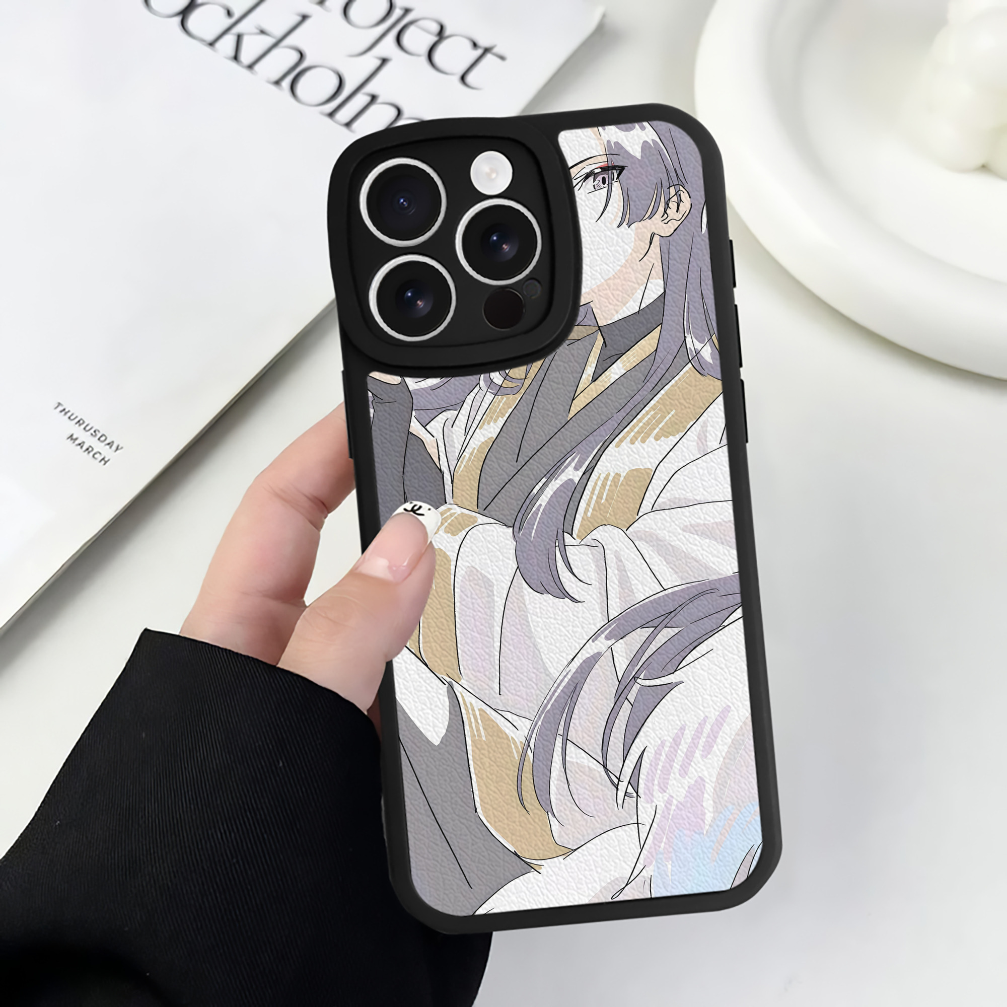薬屋のひとりごと The Apothecary Diaries 【iPhone 16シリーズ対応】シリコンスマホケース（レザー調） 材質：シリコン